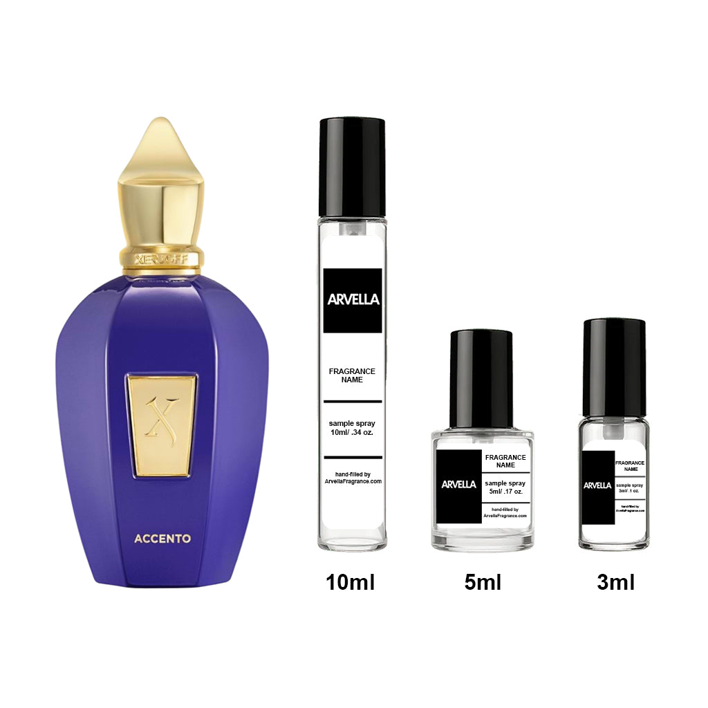 Xerjoff Accento Sample 10ml Spray - Arvella Fragrance